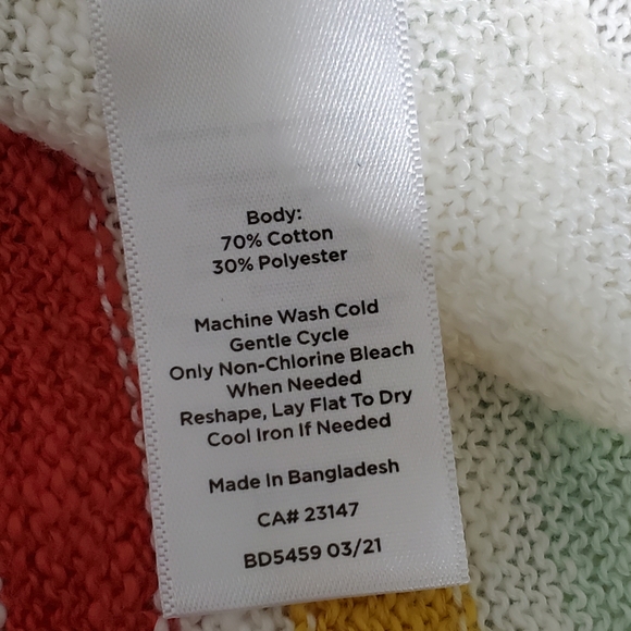 Talbots Women's Slub Boatneck Pullover Sweater. Size: XL Petite - Picture 9 of 10